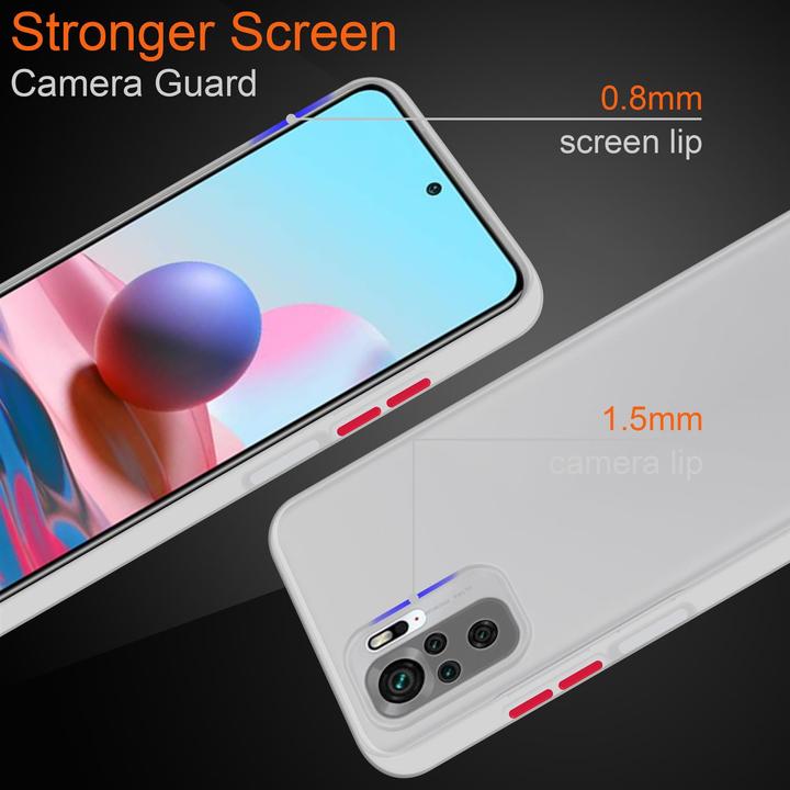 Image du produit Cadorabo Couverture mate hybride (Xiaomi Mi Note 10, Xiaomi Redmi Note 10S)