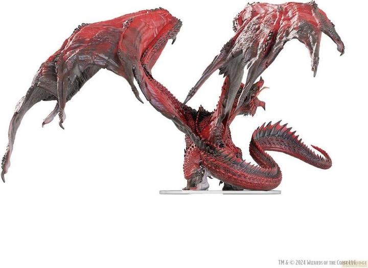 Actual product image Wizkids D&D Icons of the Realms miniature pre-painted Adult Red Dragon Tyrant 18 cm