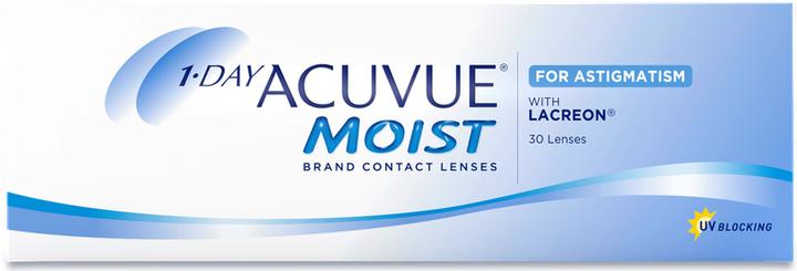 Actual product image Acuvue 1-Day Moist for Astigmatism (-0.5, Daily lens, 30 Piece)