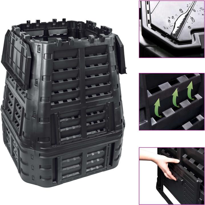 Produktbild vidaXL Kompostbehälter (740 l)