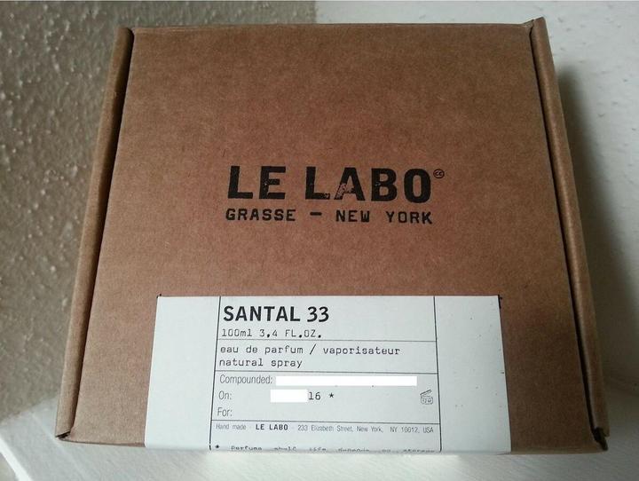 Actual product image Le Labo Santal 33 (Eau de parfum, 50 ml)