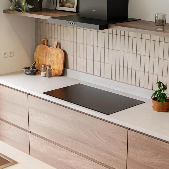 Actual product image Inventum IKI9035MAT - Inbouw inductie kookplaat - Matzwart (90 cm, Induction hob)