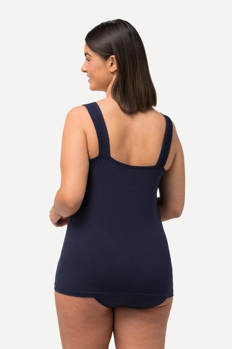 Actual product image Ulla Popken Lace Trimmed Sleeveless Undershirt (62)