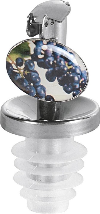 Actual product image Westmark Pourer "Inox Vinegar Special", silicone cork, short, metal c (1000 ml)