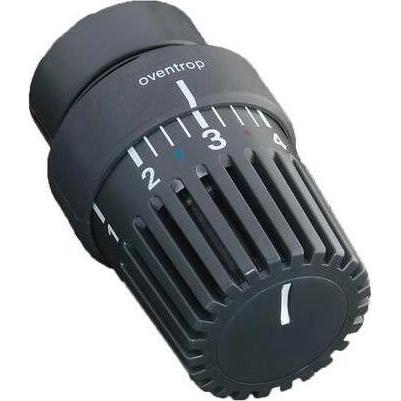 Oventrop OV Thermostat Uni LH 7-28 GradC, mit Decoring anthrazit, Thermostat, Grau