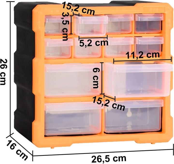 Actual product image vidaXL Multi-Schubladen-Organizer