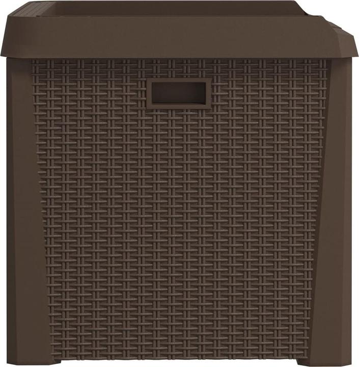 Image du produit VidaXL Gartentruhe Braun 125 L PP,Farbe: Braun,Material: 100