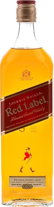 Image du produit Johnnie Walker étiquette rouge (Whisky mélangé, Scotch Whisky, 1 x 100 cl)