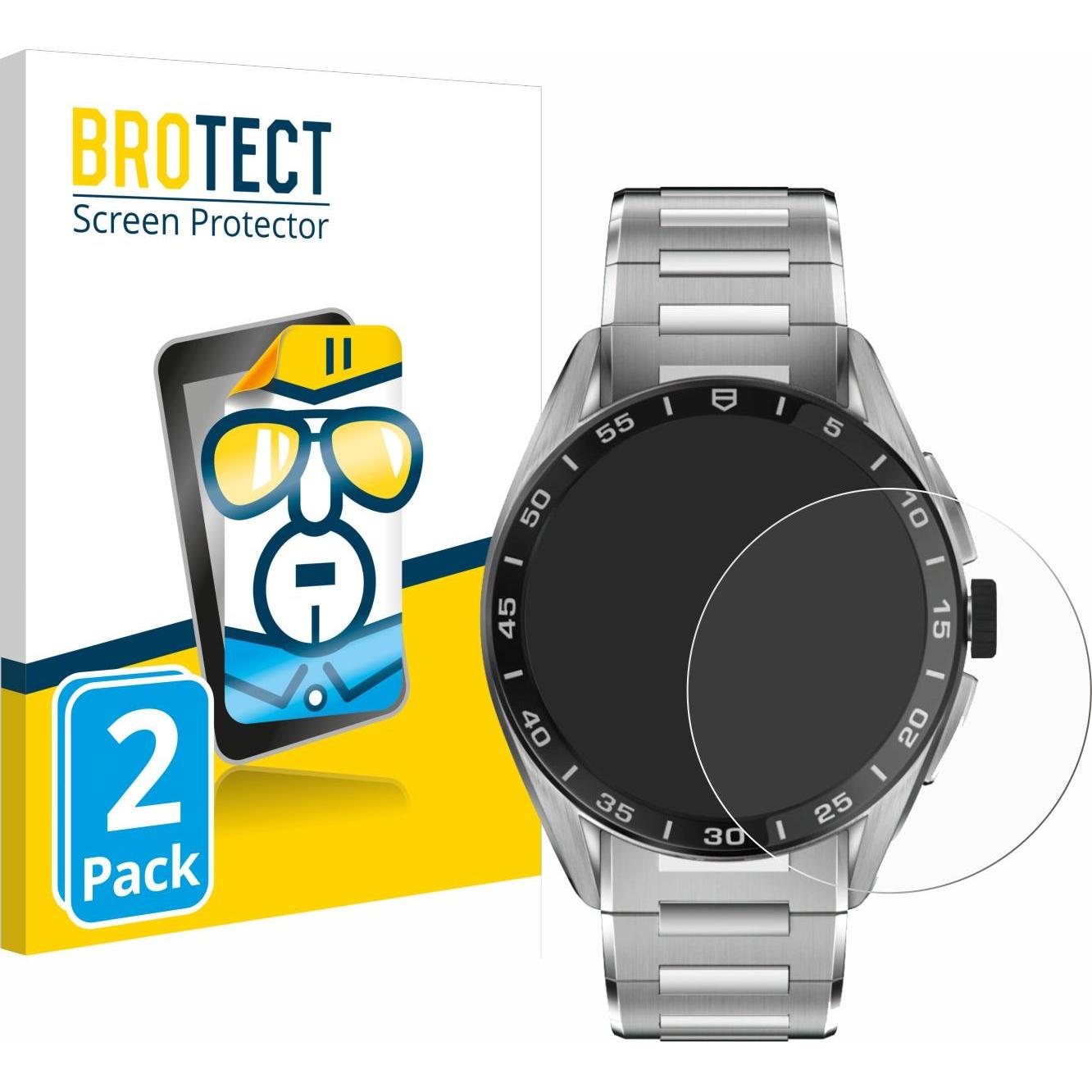 Thumbnail - BROTECT Schutzfolie Displayschutz Klar, Smartwatch Schutzfolie, Transparent