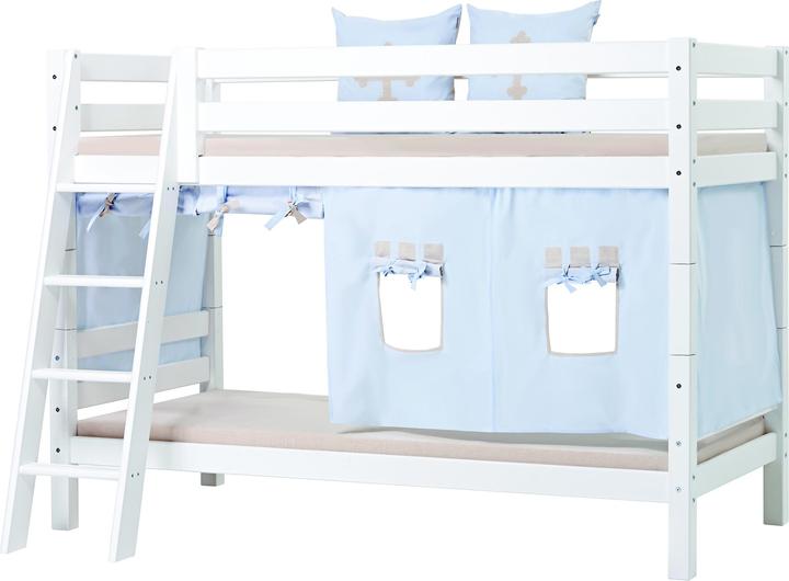 Produktbild Hoppekids Leiter für ECO Luxury Etagenbett und mittelhohes Bett, schräg, weiss