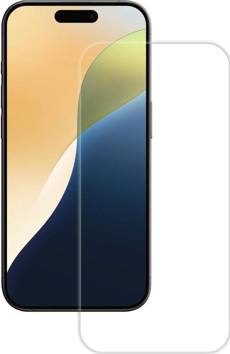Actual product image Vivanco 2D screen protector for iPhone 16 Plus, transparent (1 pcs., Apple iPhone 16 Plus)
