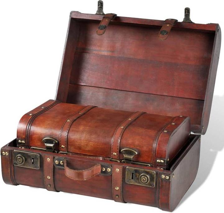 Actual product image vidaXL Aufbewahrungstruhe (31 cm, 2x)