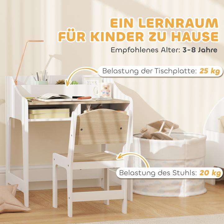 Produktbild Aiyaplay Kinderschreibtisch Set MDF Naturholz (Kindersessel)