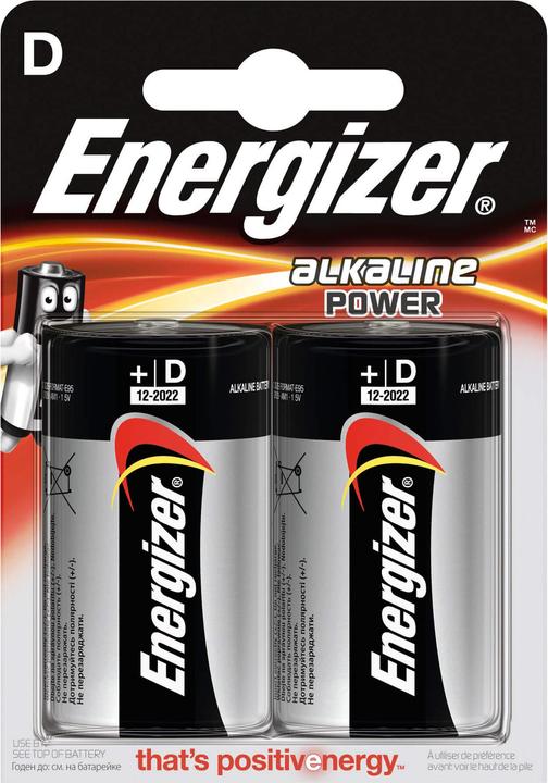 Energizer Alkaline Power (2 Stk., D)