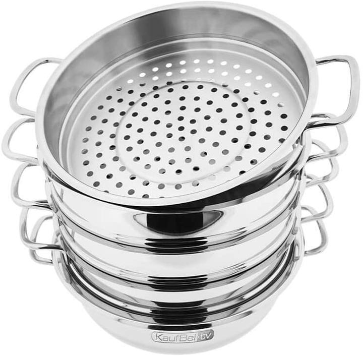 Actual product image BEM 6-piece set steam cooker (28 cm, Steam cooker, Stainless steel)