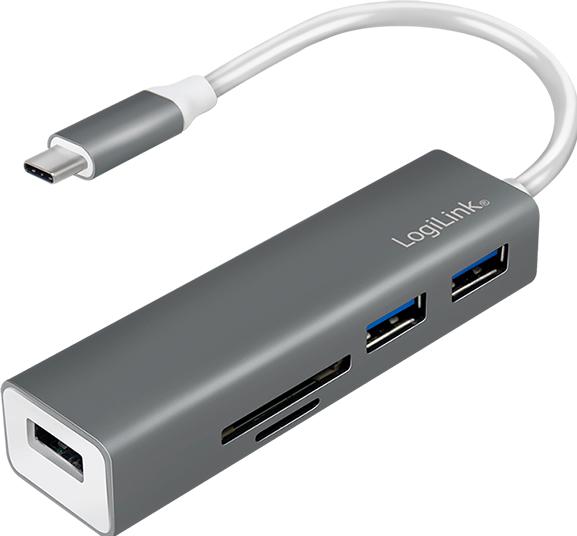 Actual product image LogiLink UA0305 (USB-C, 3 Ports)