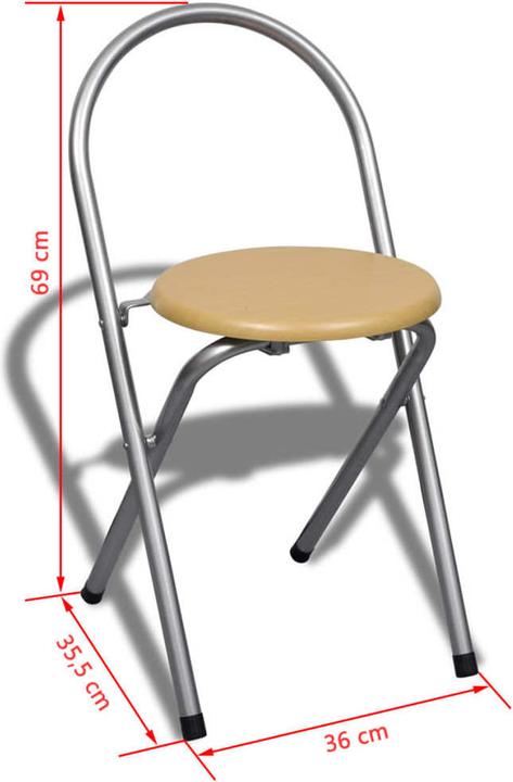 Image du produit vidaXL Frühstückstisch (56 x 90 x 165 cm)
