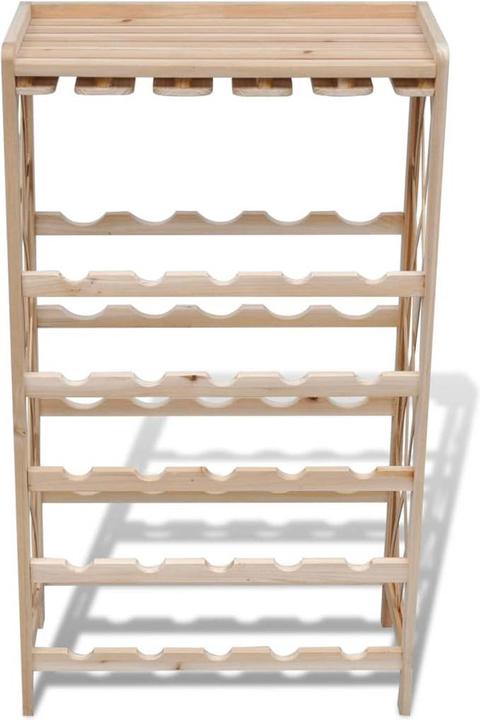 Immagine prodotto vidaXL Weinregal (25 bombole, 24.70 x 24.70 x 87.50 cm)