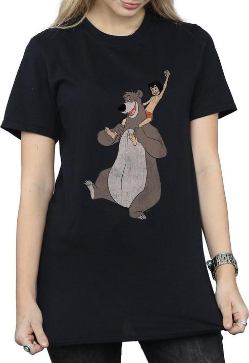 Produktbild Disney Klassisches Mowgli und Baloo Baumwolle Boyfriend TShirt (3XL)