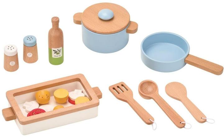 Spielba Pfannen und Essensbox mit Zubehör