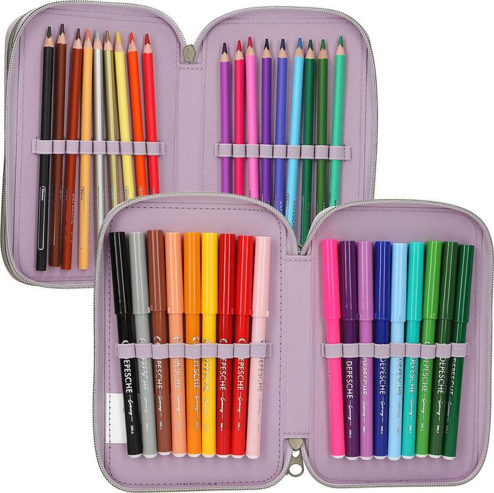 Actual product image Depesche TOPModel 3-Fach Federtasche COWGIRL