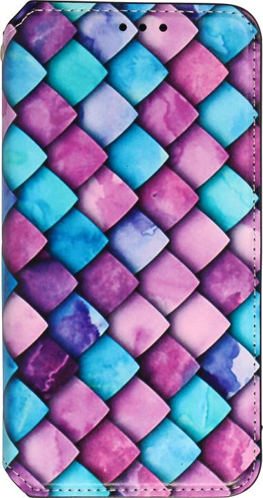 Produktbild PhoneLook Hülle Flip Drachenschuppen mit Aufbewahrung für Kreditkarten, Ticket, SIM-Karte (Apple iPhone 13 Pro Max)