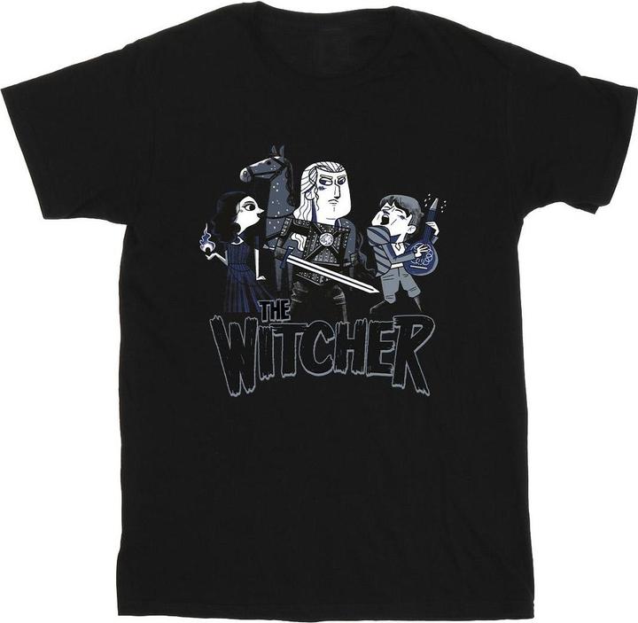 Produktbild Netflix The Witcher Team Illustrated TShirt (XXL)