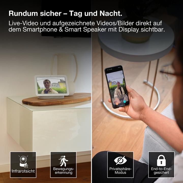 Produktbild Osram Smart+ Wifi Outdoor Camera Doorbell White (2304 x 1296 Pixels)