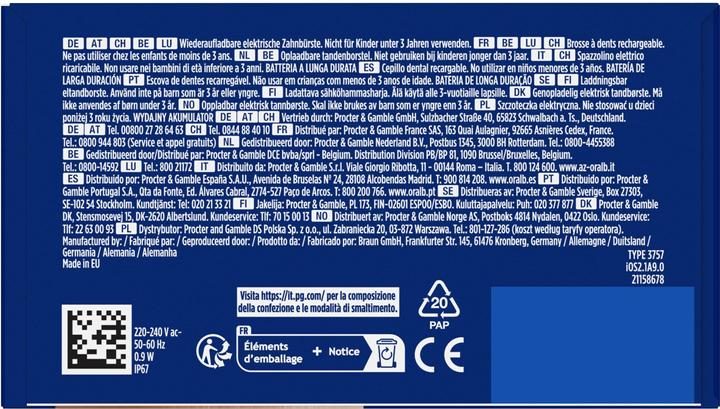 Nährwerte und Zutaten Oral-B iO Series 2 (Oszillierende Zahnbürste)