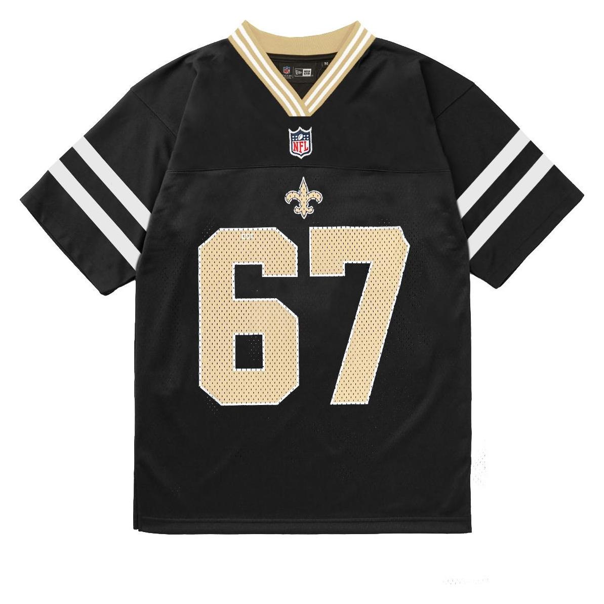 New Era, Herren, Fussballtrikot, Trikot New Orleans Saints Nos Nfl (L), Gold, Weiss, Schwarz, L