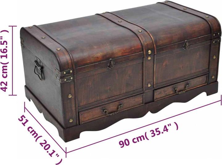 Actual product image vidaXL Aufbewahrungskiste (51 cm, 1x)