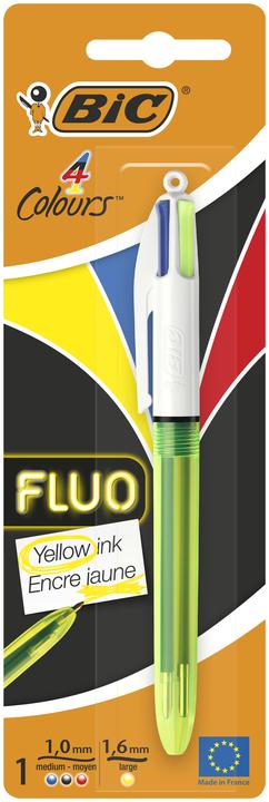 Actual product image Bic 4C Fluo (Multicoloured, 1 x)