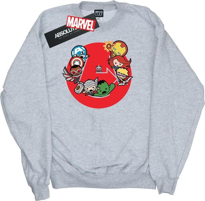 Image du produit - Sweat KAWAII AVENGERS READY STEADY WAR - Homme (M)