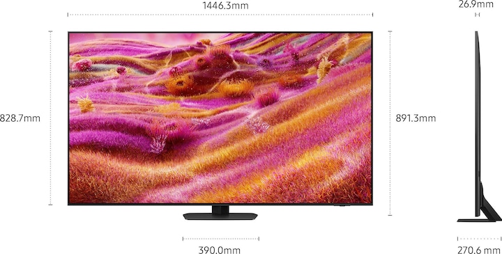 Actual product image Samsung QE65QN90F (65", QN90F, Mini-LED, NeoQLED, 4K, 2025)