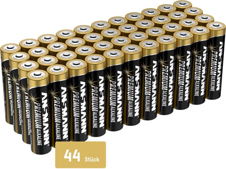 Produktbild Ansmann Micro (AAA)-Batterie Alkali-Ma (44 Stk., AAA)