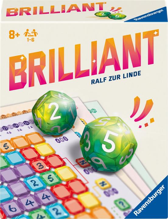 Image du produit Ravensburger 23491 - Brilliant - Jeu pour les amateurs de dés à partir de 8 ans - jeu de société adapté (Allemand, Anglais, Espagnol, Français, Italien, Néerlandais, Portugais, 1 - 6 Joueur)