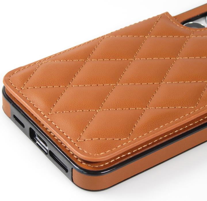 Actual product image PhoneLook Coque Etui en silicone avec surface en similicuir et porte-monnaie pliable (Samsung Galaxy S24+)