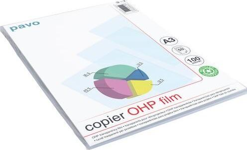 pavo Folie DIN A3 Transparent Copier OHP