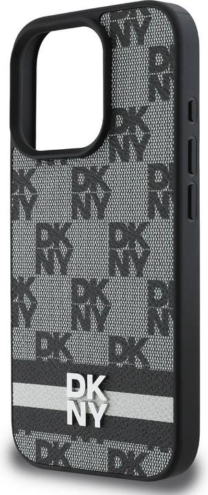 Actual product image DKNY DKHCP16XPCPTSSK iPhone 16 Pro Max 6,9" czarny/black hardcase Checkered Pattern & Printed Stripe (Apple iPhone 16 Pro Max)