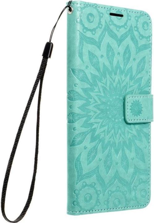 Actual product image Forcell Back panel cover OEM MEZZO Book case for SAMSUNG A52 5G / A52 LTE ( 4G ) / A52s 5G mandala green