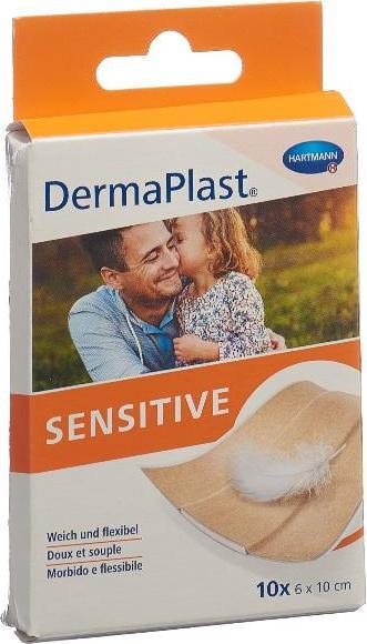 Produktbild DermaPlast Sensitive hautfarbig (10x)