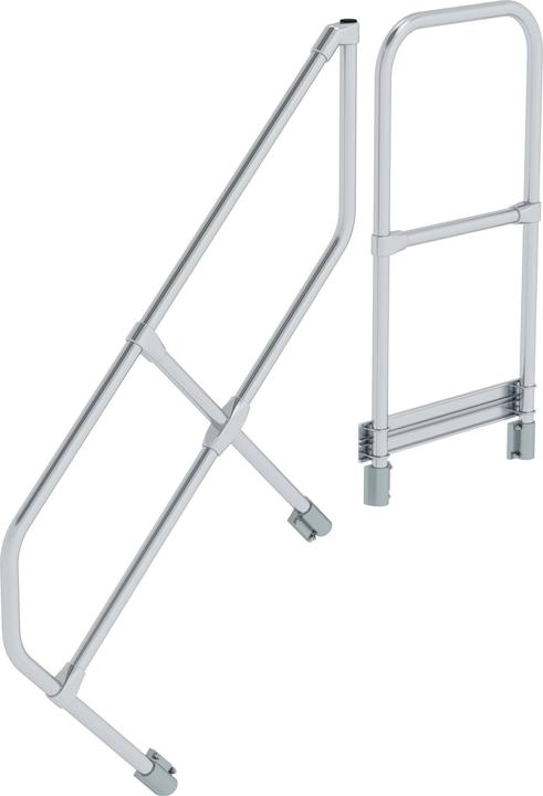 Image du produit Munk Escalier avec plate-forme 45ï¿½ seconde main courante 4 marches (46 cm)