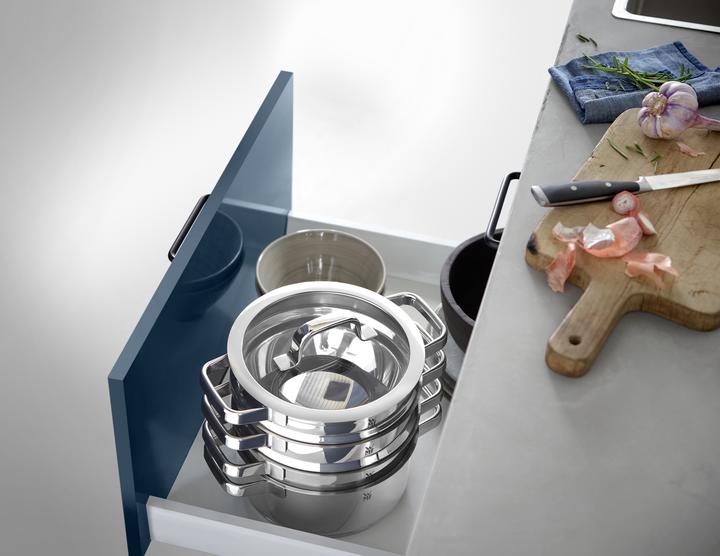 Produktbild WMF Compact Cuisine Kochgeschirr-Set (Pfannenset + Topfset, Edelstahl, 24 x 25.50 cm)
