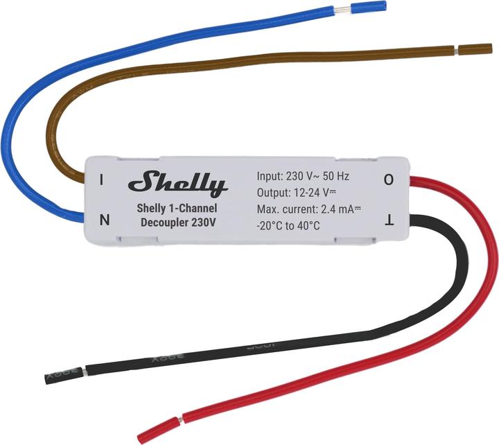 Shelly 1-Channel Decoupler 230V