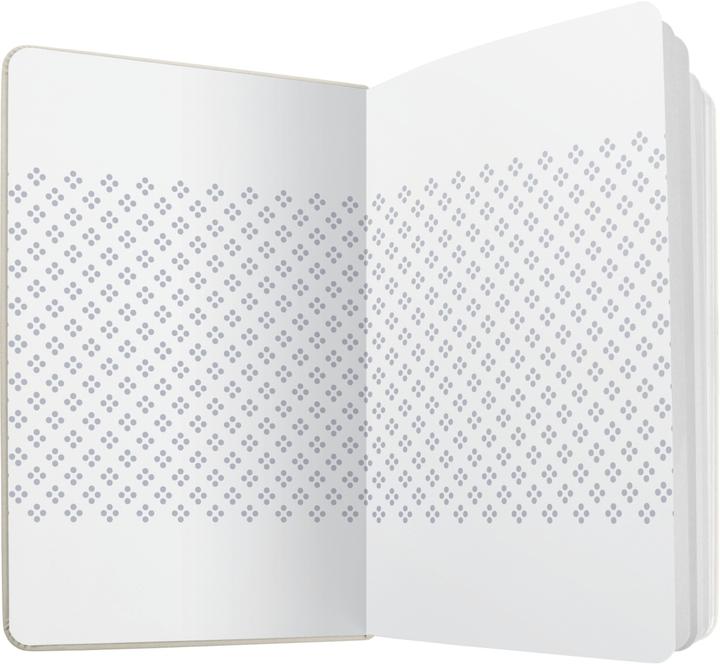 Image du produit Jolie Carnet de notes (A6, À rayures, Couverture rigide)