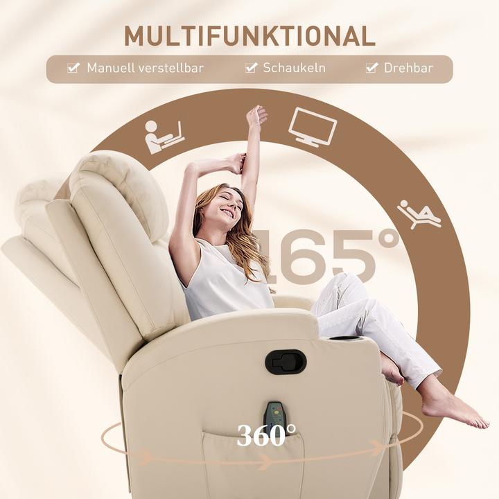 Produktbild Homcom Massagesessel mit Liegefunktion