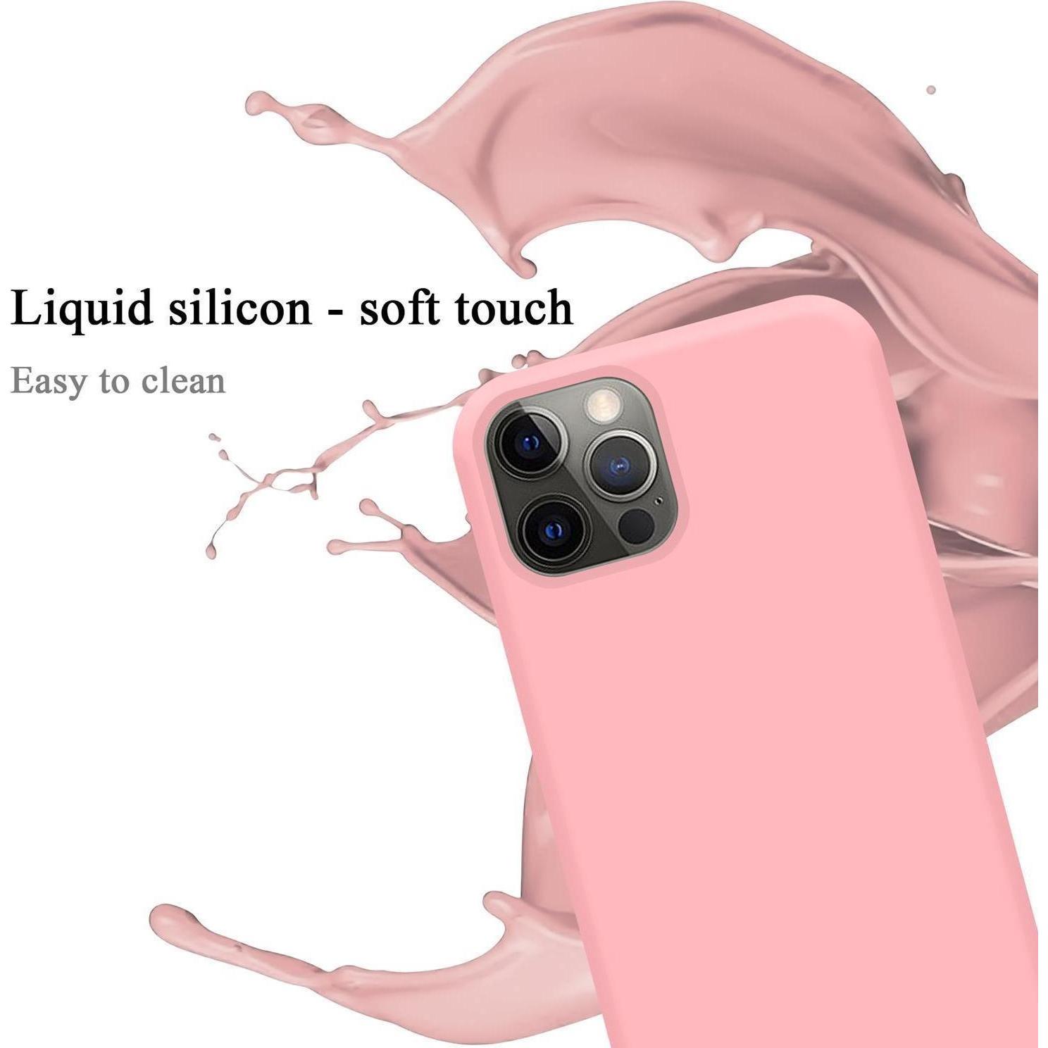 Thumbnail - Cadorabo TPU Liquid Silicone Case Hülle (Apple iPhone 13 Pro), Smartphone Hülle, Rosa