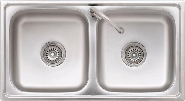 Immagine prodotto vidaXL Caterina (Lavello con sgocciolatoio, 78 cm, 43 cm)