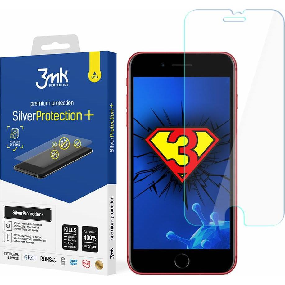 Thumbnail - 3MK Apple iPhone 8 Plus - SilverProtection+ (1 Stück, Apple iPhone 8 Plus), Smartphone Schutzfolie, Transparent