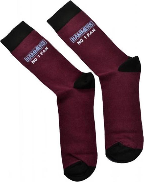 Produktbild West Ham United FC You Irons Hammers No.1 Fan Socken (42 - 45.5)